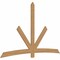 Ekena Millwork Alberta Timber Gable Bracket, Western Red Cedar, 108"W x 68"H x 1 1/2"D x 5 1/2"F, 15/12 Pitch GBW108X68X0206ALB00SWR - alternate 2